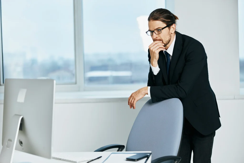 Employee reflecting on job hopping.
