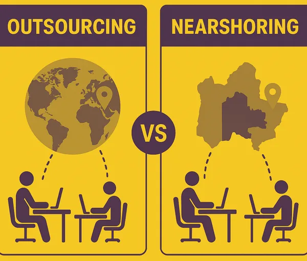 Nearshoring vs Outsourcing