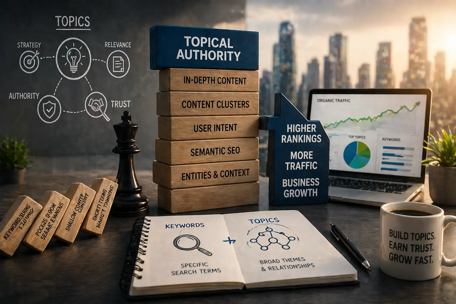 Smart Ways Keywords and Topics Drive Startup SEO Growth